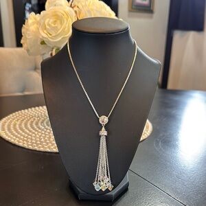 Touchstone Crystal Double Take Pendant Necklace